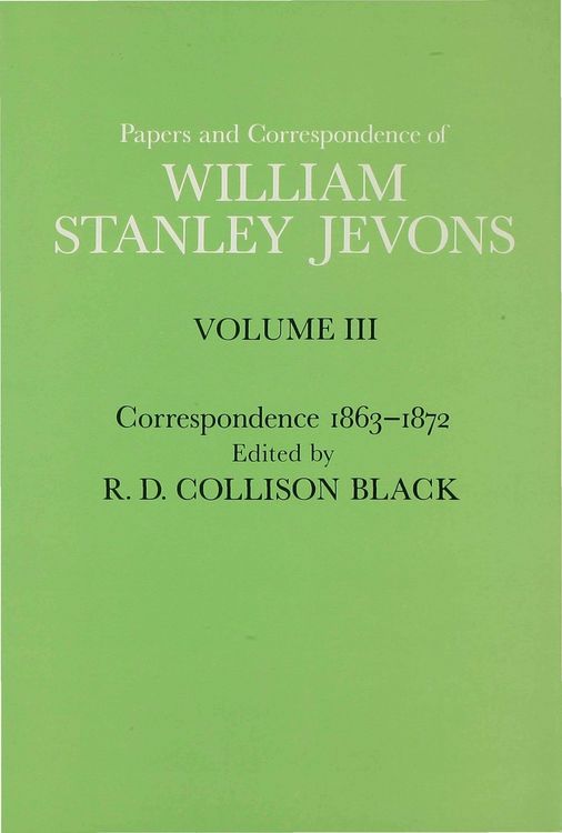 Produktbild: Papers and Correspondence of William Stanley Jevons