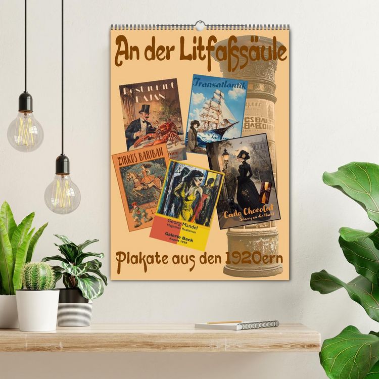 Produktbild: An der Litfa&szlig;s&auml;ule (Wandkalender 2026 DIN A2 hoch), CALVENDO Monatskalender