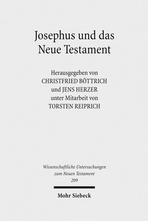 Produktbild: Josephus und das Neue Testament