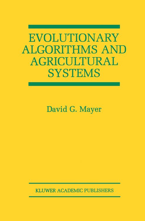 Produktbild: Evolutionary Algorithms and Agricultural Systems