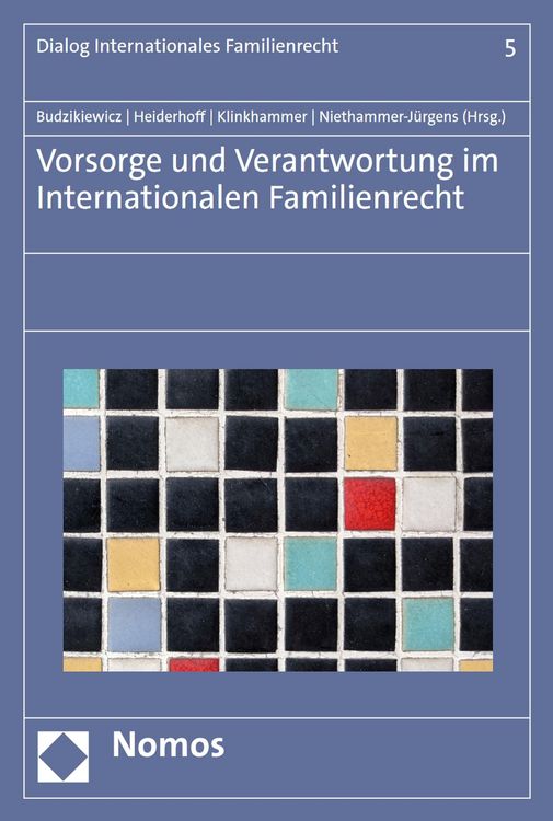 Produktbild: Vorsorge und Verantwortung im Internationalen Familienrecht