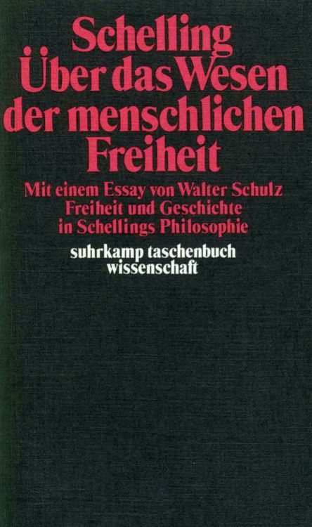 Produktbild: Philosophische Untersuchungen &uuml;ber das Wesen der menschlichen Freiheit und die damit zusammenh&auml;ngenden Gegenst&auml;nde