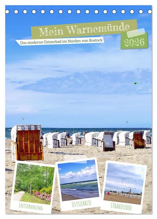 Produktbild: Mein Warnem&uuml;nde - Das moderne Ostseebad im Norden von Rostock (Tischkalender 2026 DIN A5 hoch), CALVENDO Monatskalender