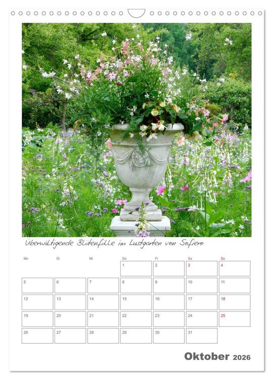 Produktbild: G&auml;rten in Schweden (Wandkalender 2026 DIN A3 hoch), CALVENDO Monatskalender