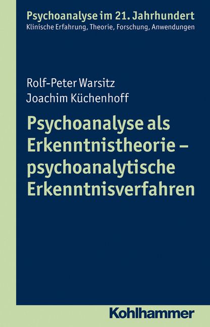 Produktbild: Psychoanalyse als Erkenntnistheorie - psychoanalytische Erkenntnisverfahren