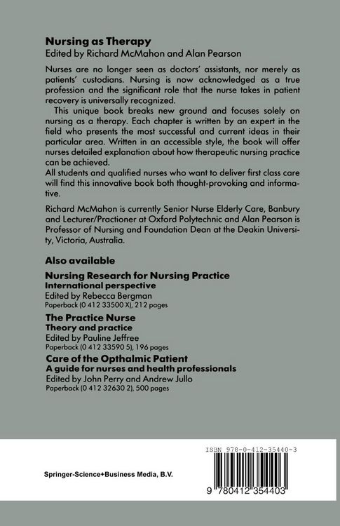 Produktbild: Nursing as Therapy
