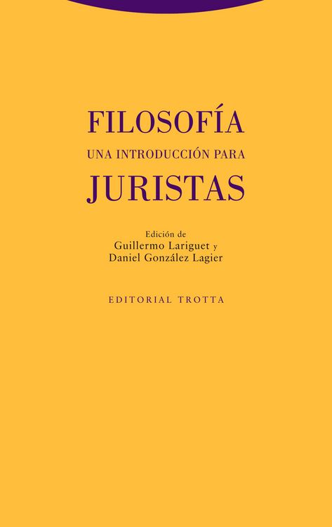 Produktbild: Filosof&iacute;a. Una introducci&oacute;n para juristas
