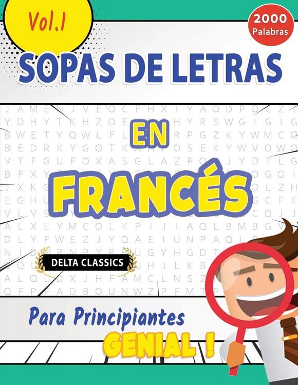 Produktbild: SOPA DE LETRAS EN EL FRANC&Eacute;S PARA PRINCIPIANTES - GENIAL! VOL.1 - DELTA CLASSICS
