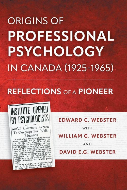 Produktbild: Origins of Professional Psychology in Canada (1925-1965)