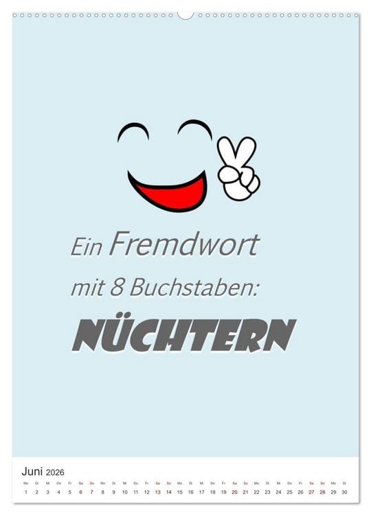 Produktbild: TRINKSPR&Uuml;CHE rund um Bier, Wein und Co. &hellip; (hochwertiger Premium Wandkalender 2026 DIN A2 hoch), Kunstdruck in Hochglanz