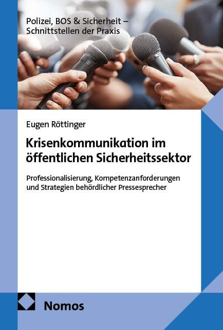 Produktbild: Krisenkommunikation im &ouml;ffentlichen Sicherheitssektor