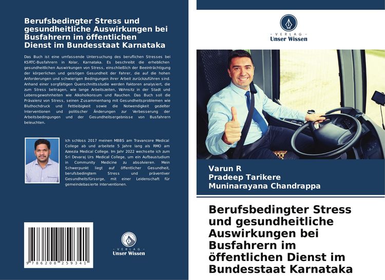 Produktbild: Berufsbedingter Stress und gesundheitliche Auswirkungen bei Busfahrern im &ouml;ffentlichen Dienst im Bundesstaat Karnataka