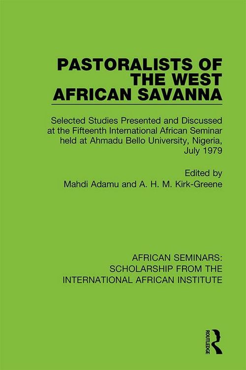 Produktbild: Pastoralists of the West African Savanna