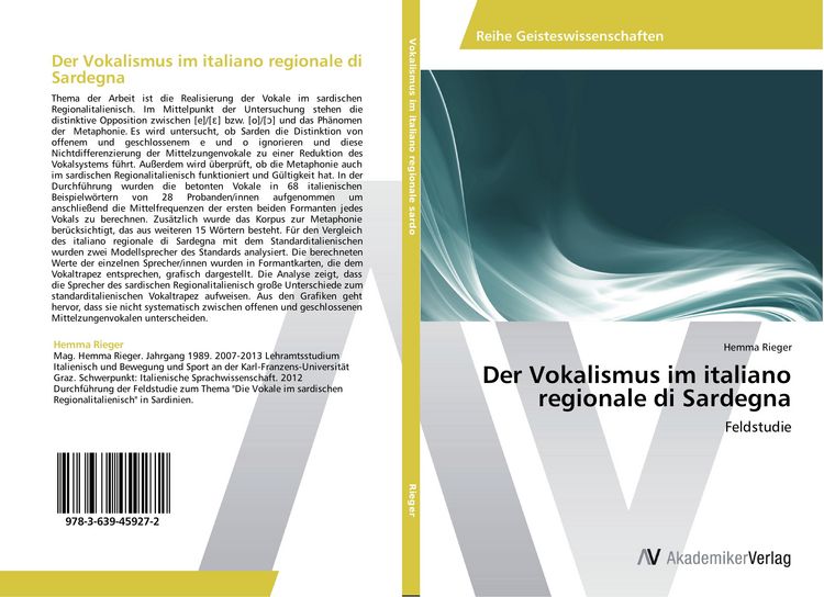 Produktbild: Der Vokalismus im italiano regionale di Sardegna