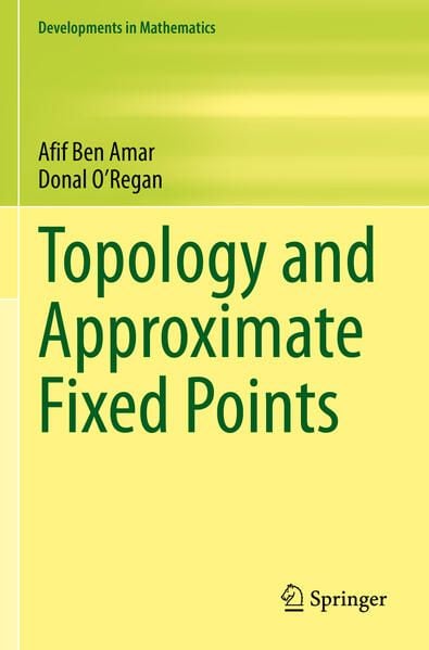 Produktbild: Topology and Approximate Fixed Points
