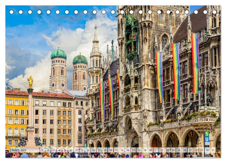 Produktbild: Deutschland Ansichten (Tischkalender 2026 DIN A5 quer), CALVENDO Monatskalender
