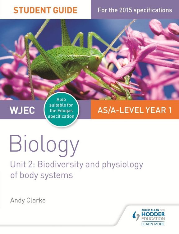 Produktbild: WJEC/Eduqas AS/A Level Year 1 Biology Student Guide: Biodiversity and physiology of body systems