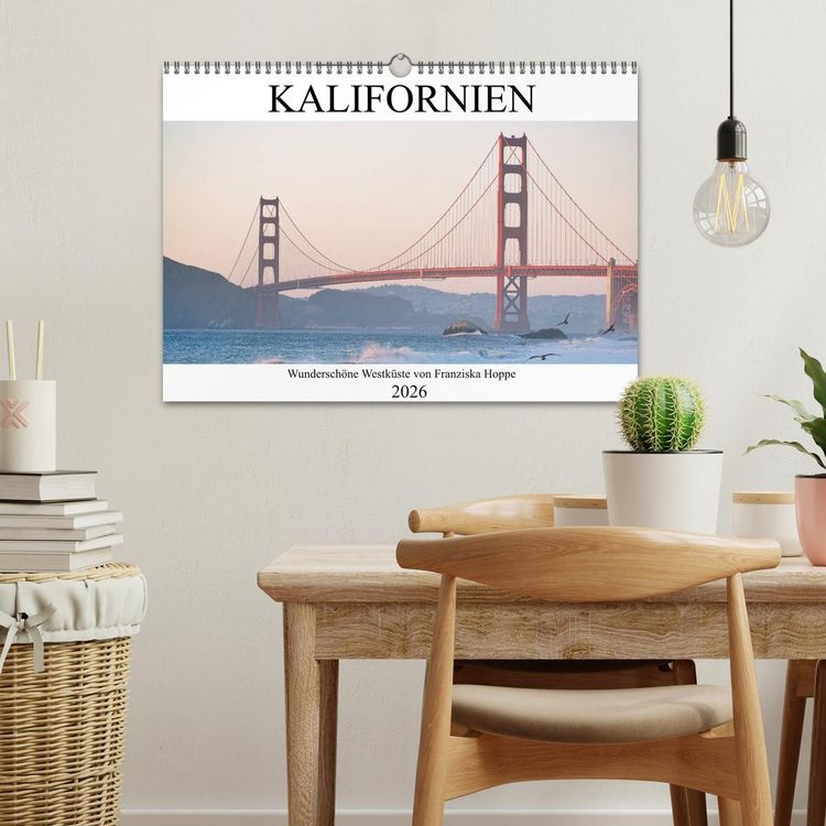 Produktbild: Kalifornien - wundersch&ouml;ne Westk&uuml;ste (Wandkalender 2026 DIN A3 quer), CALVENDO Monatskalender