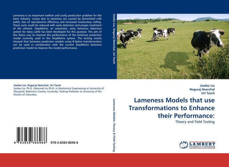 Produktbild: Lameness Models that use Transformations to Enhance their Performance: