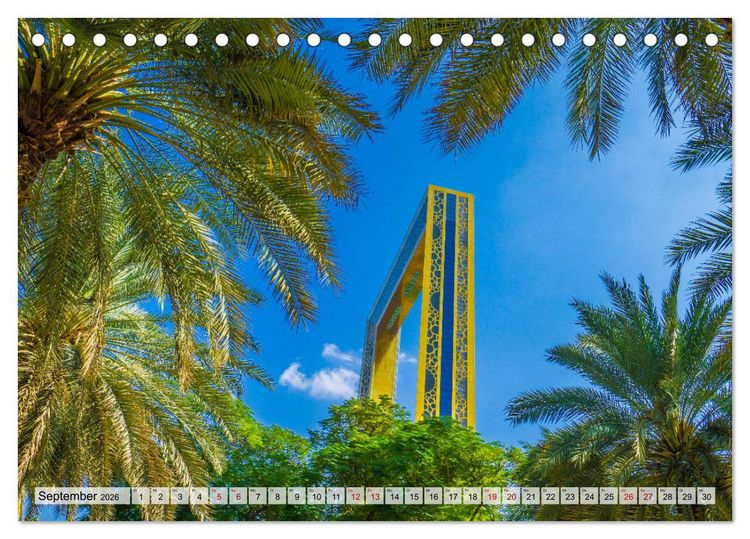 Produktbild: Dubai - Traumstadt der Scheichs (Tischkalender 2026 DIN A5 quer), CALVENDO Monatskalender