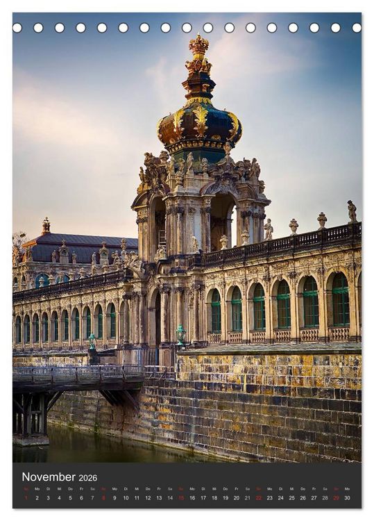 Produktbild: Mein Dresden (Tischkalender 2026 DIN A5 hoch), CALVENDO Monatskalender