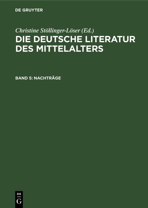 Produktbild: Nachtr&auml;ge