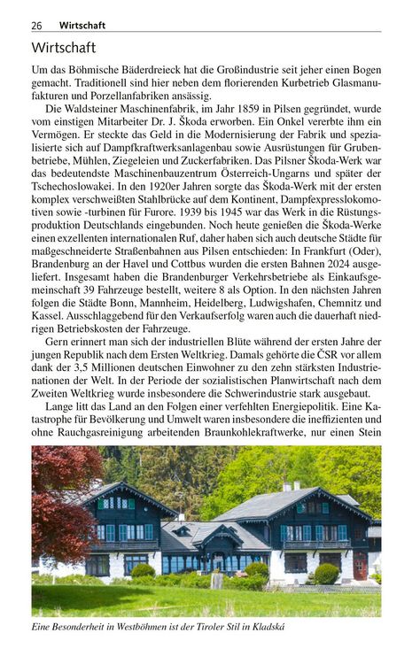 Produktbild: TRESCHER Reisef&uuml;hrer B&ouml;hmisches B&auml;derdreieck