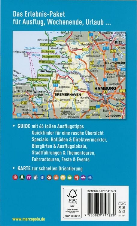 Produktbild: MARCO POLO Raus & Los! Nordseek&uuml;ste, Cuxhaven, Bremerhaven