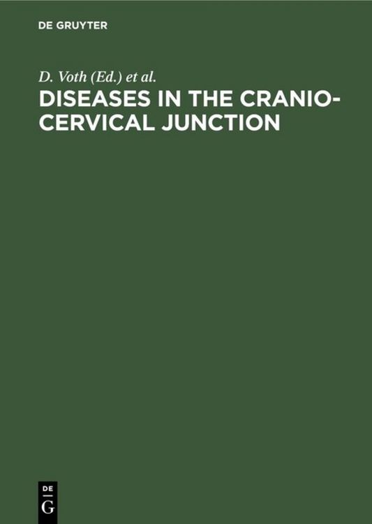 Produktbild: Diseases in the cranio-cervical junction