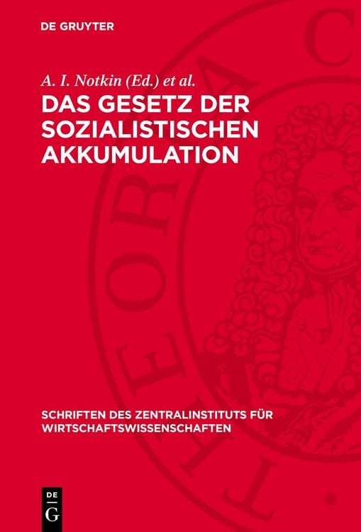 Produktbild: Das Gesetz der sozialistischen Akkumulation