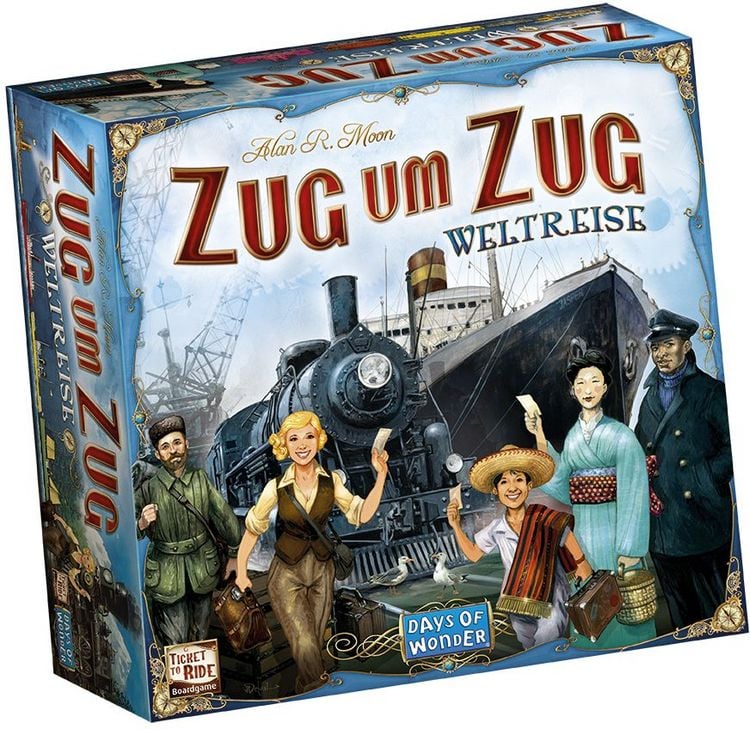 Produktbild: Zug um Zug, Weltreise (Spiel)