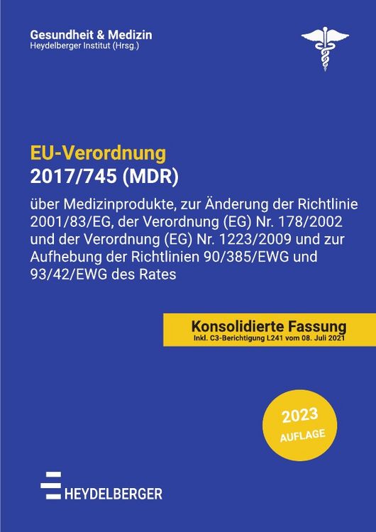 Produktbild: Eu-Verordnung 2017/745 (mdr)