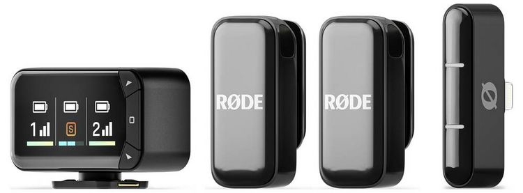 Produktbild: Rode Ansteck Mikrofon-Set Wireless Micro Camera Kit &Uuml;bertragungsart (Details):Funk, Kabellos Blitzschuh-Montage, inkl. Kabel