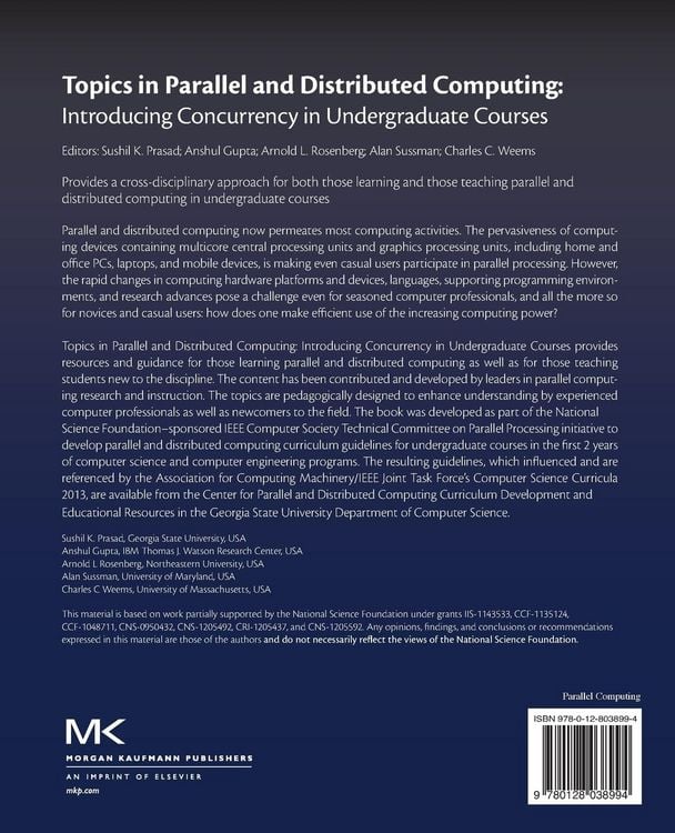 Produktbild: Topics in Parallel and Distributed Computing