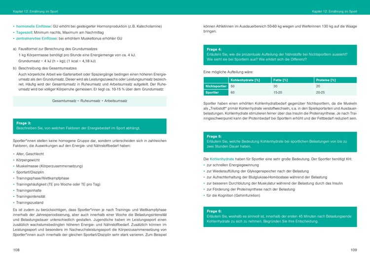 Produktbild: Optimales Sportwissen -&nbsp;Lösungsbuch