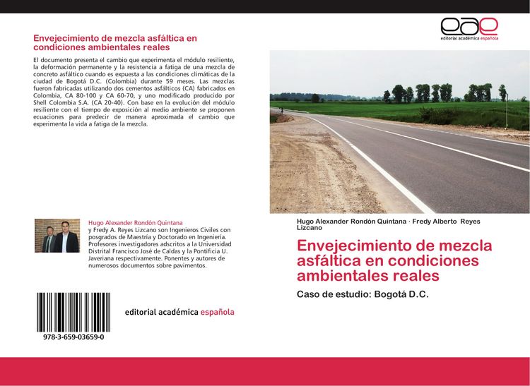 Produktbild: Envejecimiento de mezcla asf&aacute;ltica en condiciones ambientales reales