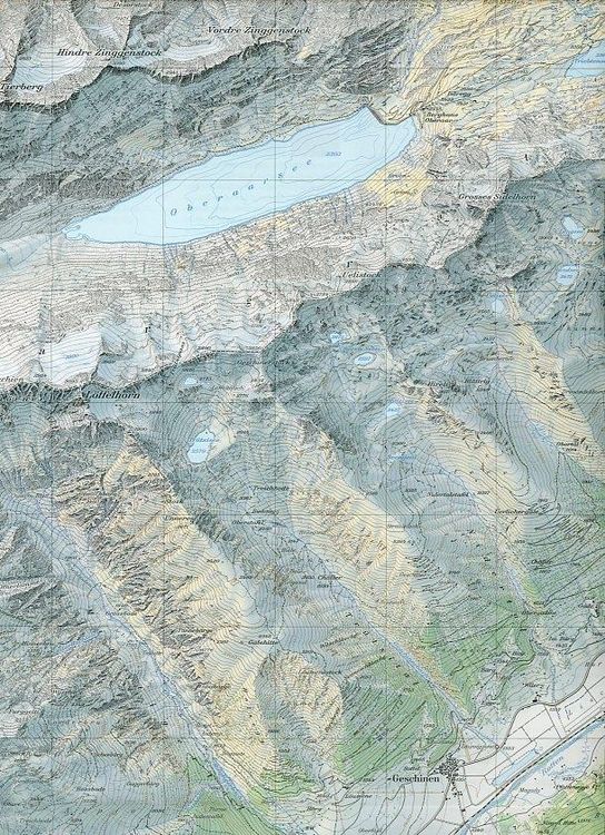 Produktbild: Swisstopo 1 : 25 000 Ulrichen