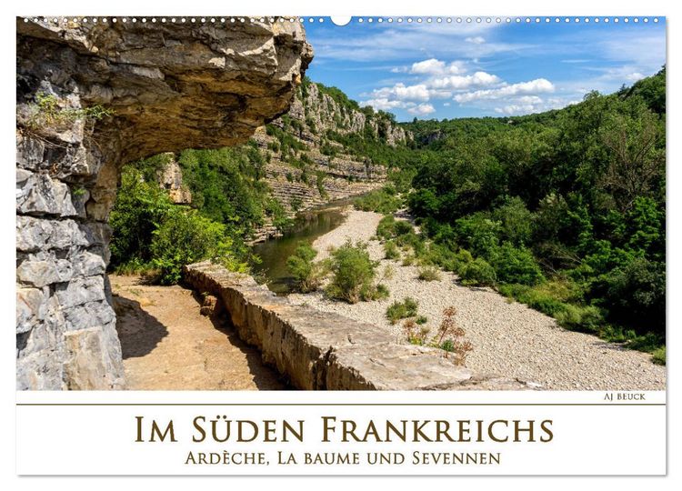 Produktbild: Im S&uuml;den Frankreichs - Ard&egrave;che, La Baume und Sevennen (Wandkalender 2026 DIN A2 quer), CALVENDO Monatskalender