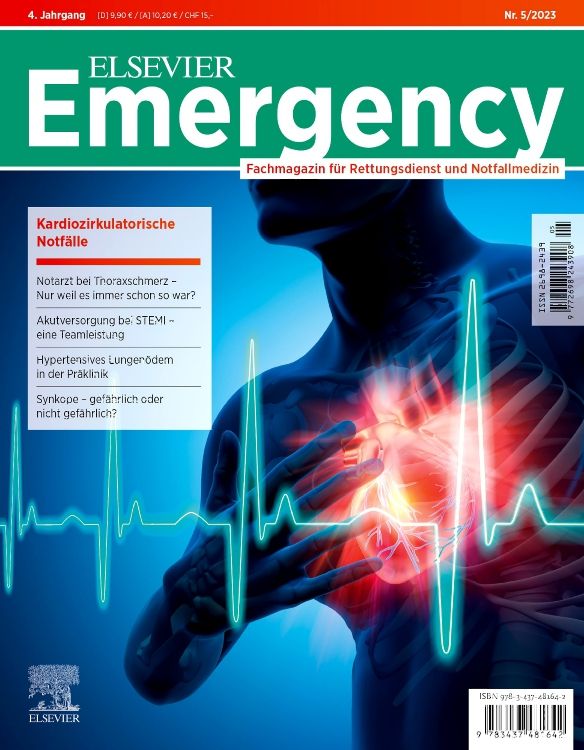 Produktbild: ELSEVIER Emergency. Kardiozirkulatorische Notf&auml;lle. 5/2023