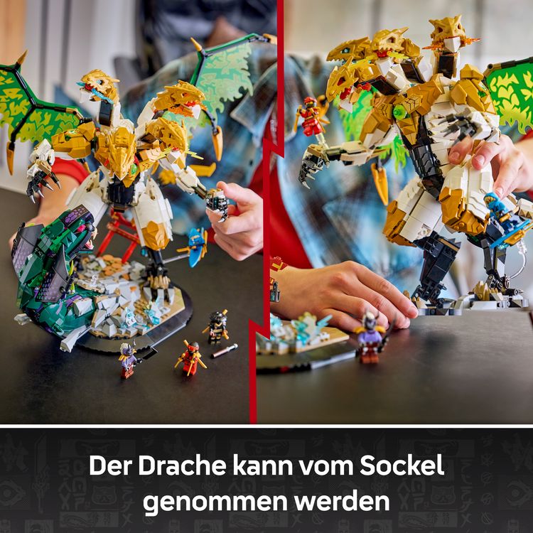 Produktbild: LEGO NINJAGO 71872 Duell mit dem Ultradrachen, Bauspielzeug, Geschenk f&uuml;r Kinder ab 12 Jahren