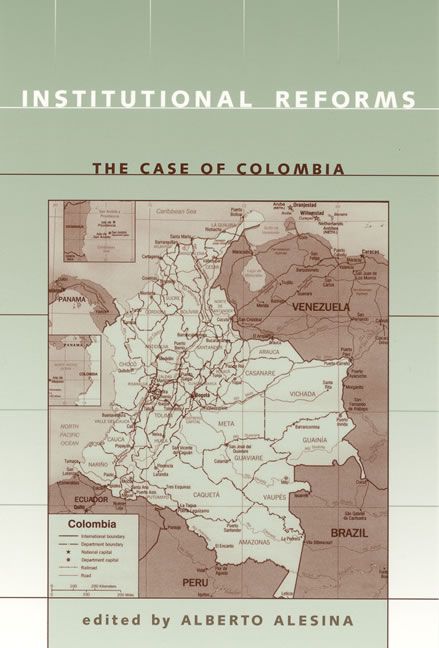 Produktbild: Institutional Reforms: The Case of Colombia