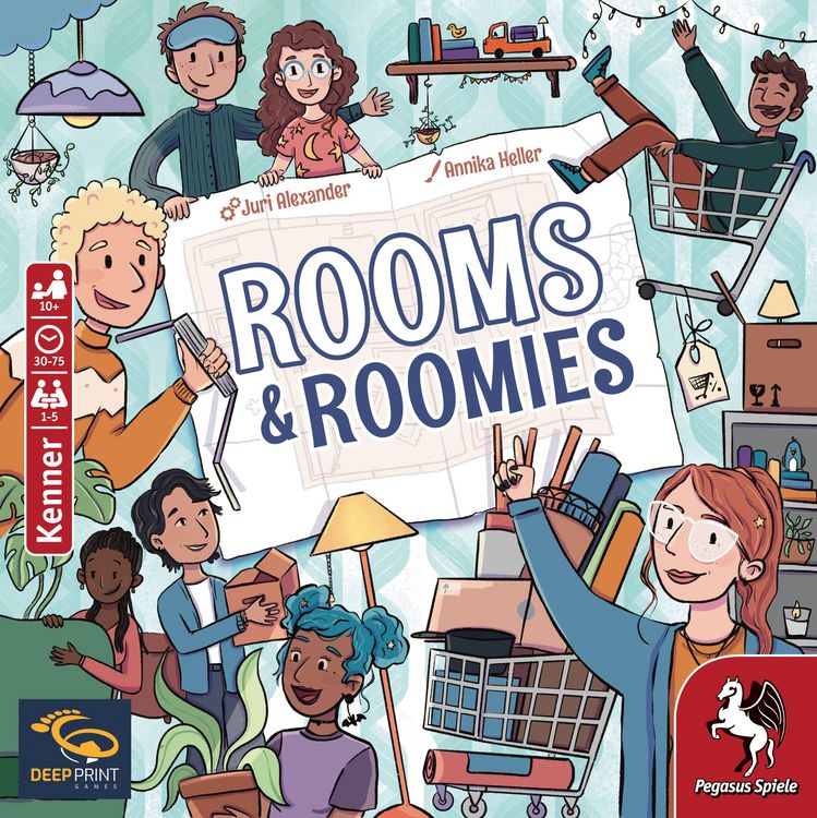 Produktbild: Rooms & Roomies (Deep Print Games)