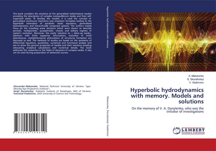 Produktbild: Hyperbolic hydrodynamics with memory. Models and solutions
