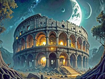 Produktbild: CALVENDO Puzzle Das Amphitheater der Aeon-Auen | 1000 Teile Lege-Gr&ouml;&szlig;e 64x48cm Foto-Puzzle f&uuml;r gl&uuml;ckliche Stunden