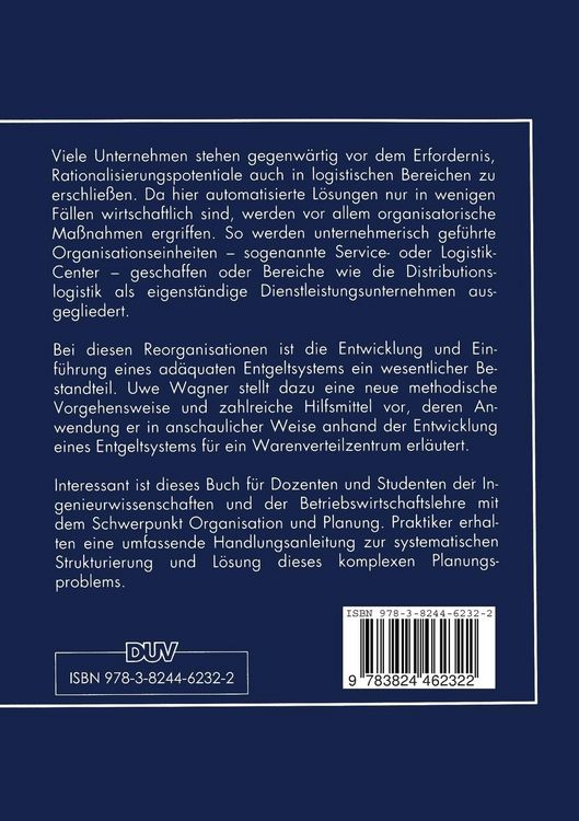 Produktbild: Entgeltdifferenzierung in logistischen Bereichen