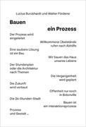 Produktbild: Bauen ein Prozess