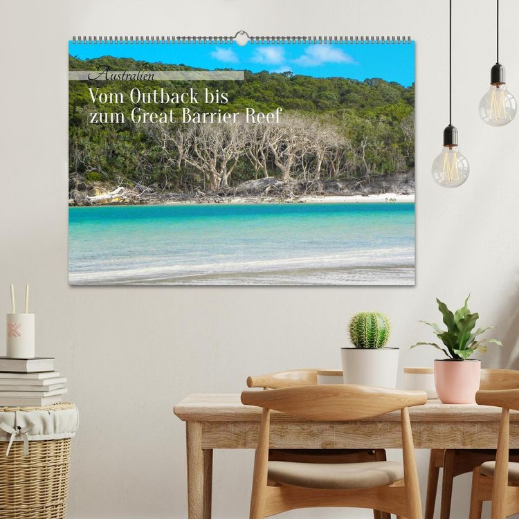 Produktbild: Australien - Vom Outback bis zum Great Barrier Reef (Wandkalender 2026 DIN A2 quer), CALVENDO Monatskalender