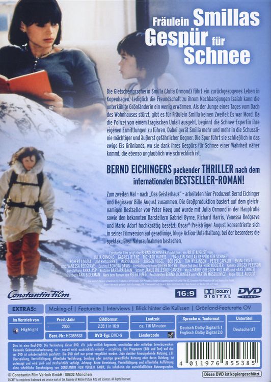 Produktbild: Fr&auml;ulein Smillas Gesp&uuml;r f&uuml;r Schnee
