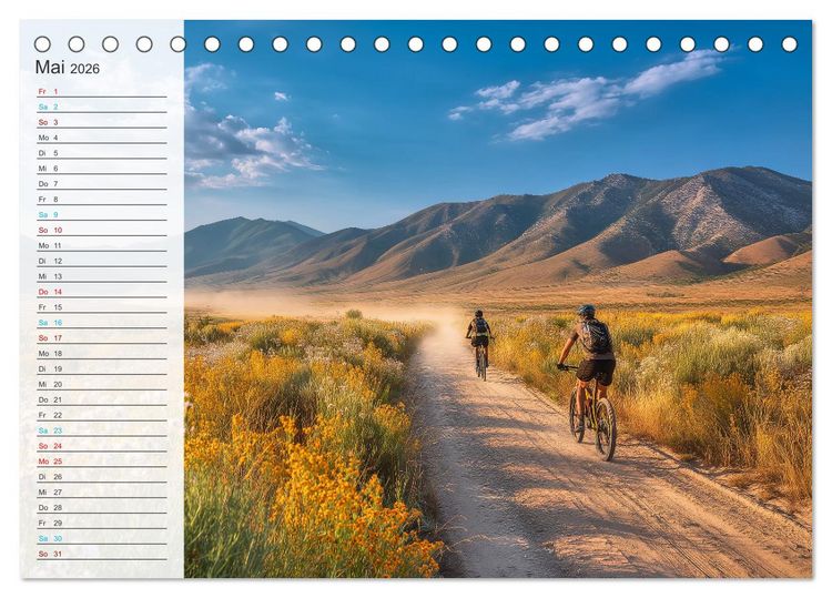 Produktbild: Freiheit sp&uuml;ren (Tischkalender 2026 DIN A5 quer), CALVENDO Monatskalender