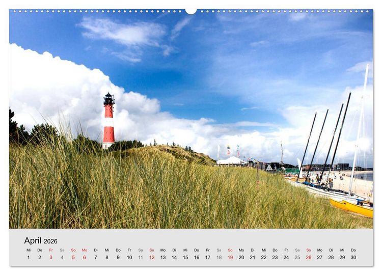 Produktbild: Sylt mein Inselblick (Wandkalender 2026 DIN A2 quer), CALVENDO Monatskalender